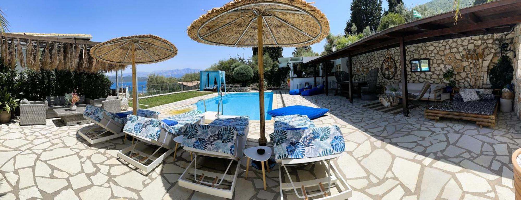 Luxury Villa Athina นิเกียนา ภายนอก รูปภาพ